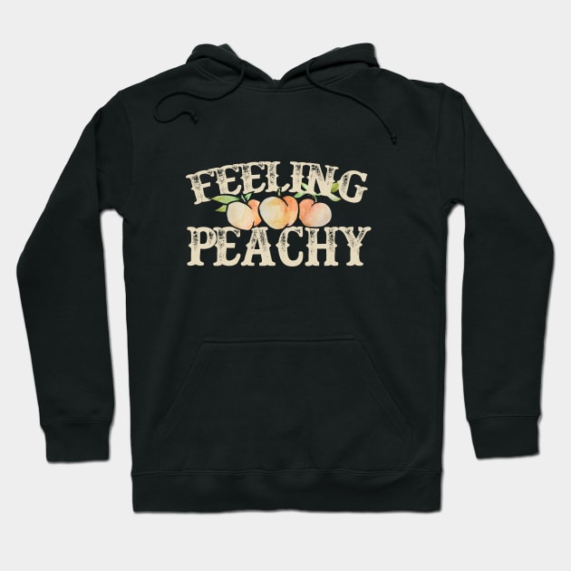 Feeling Peachy peaches georgia Hoodie by bubbsnugg